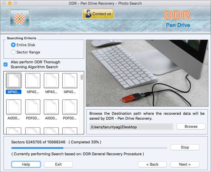 Screenshot of Recover Mac Photos