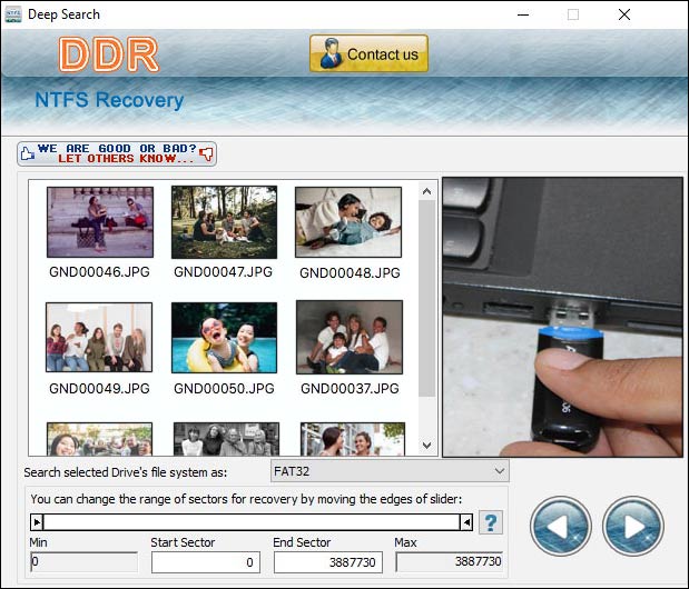 Screenshot of Data Doctor Recovery NTFS Partition