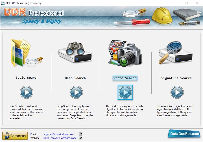 DDR Data Recovery Software - Professional