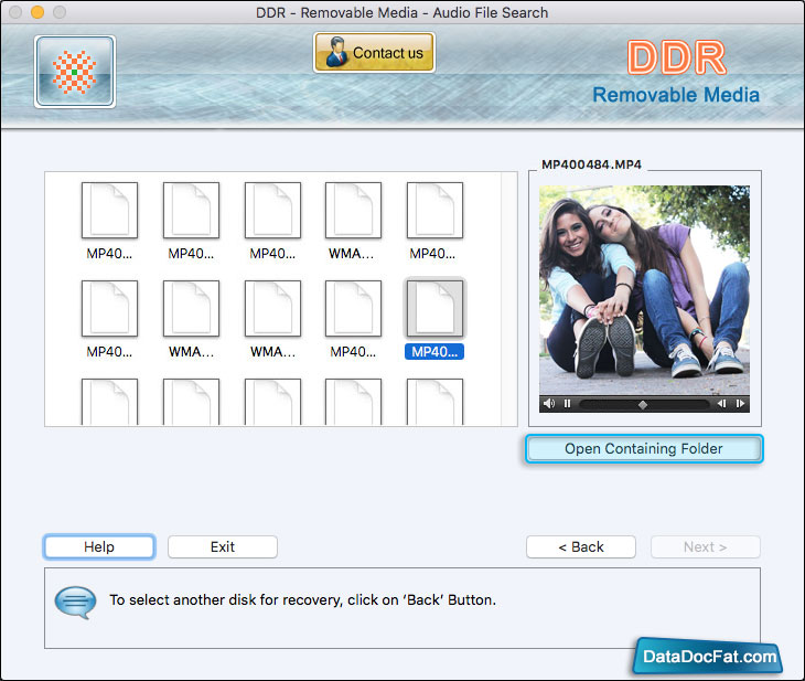 DDR Removable Media Data Recovery Software 